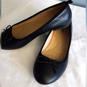 Cat&Jack black girl ballet flats shoes Size 3